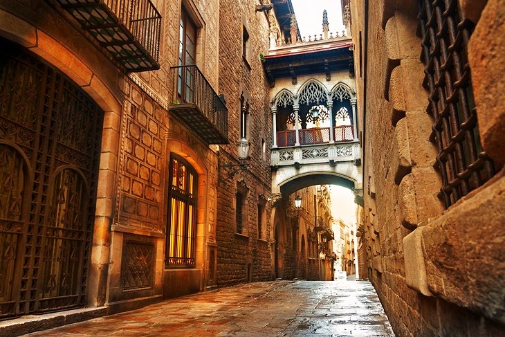 Barcelone, Espagne, ruelle