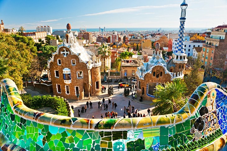 Barcelone, Espagne, Parc Güell