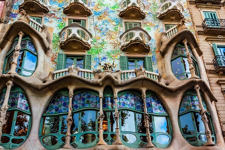 Barcelone, Espagne, Casa Battlo
