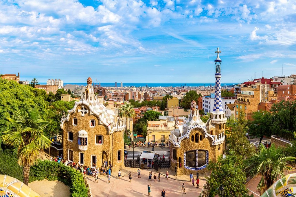 Barcelone, Espagne, Parc Güell