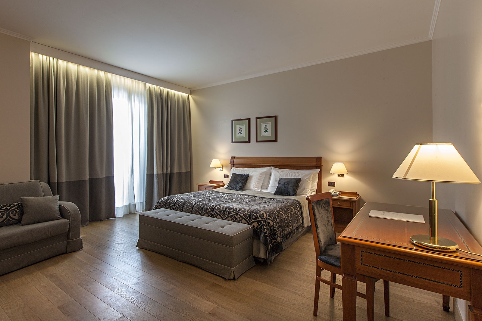 Hôtel Touring, chambre double, Coccaglio, Brescia, Italie