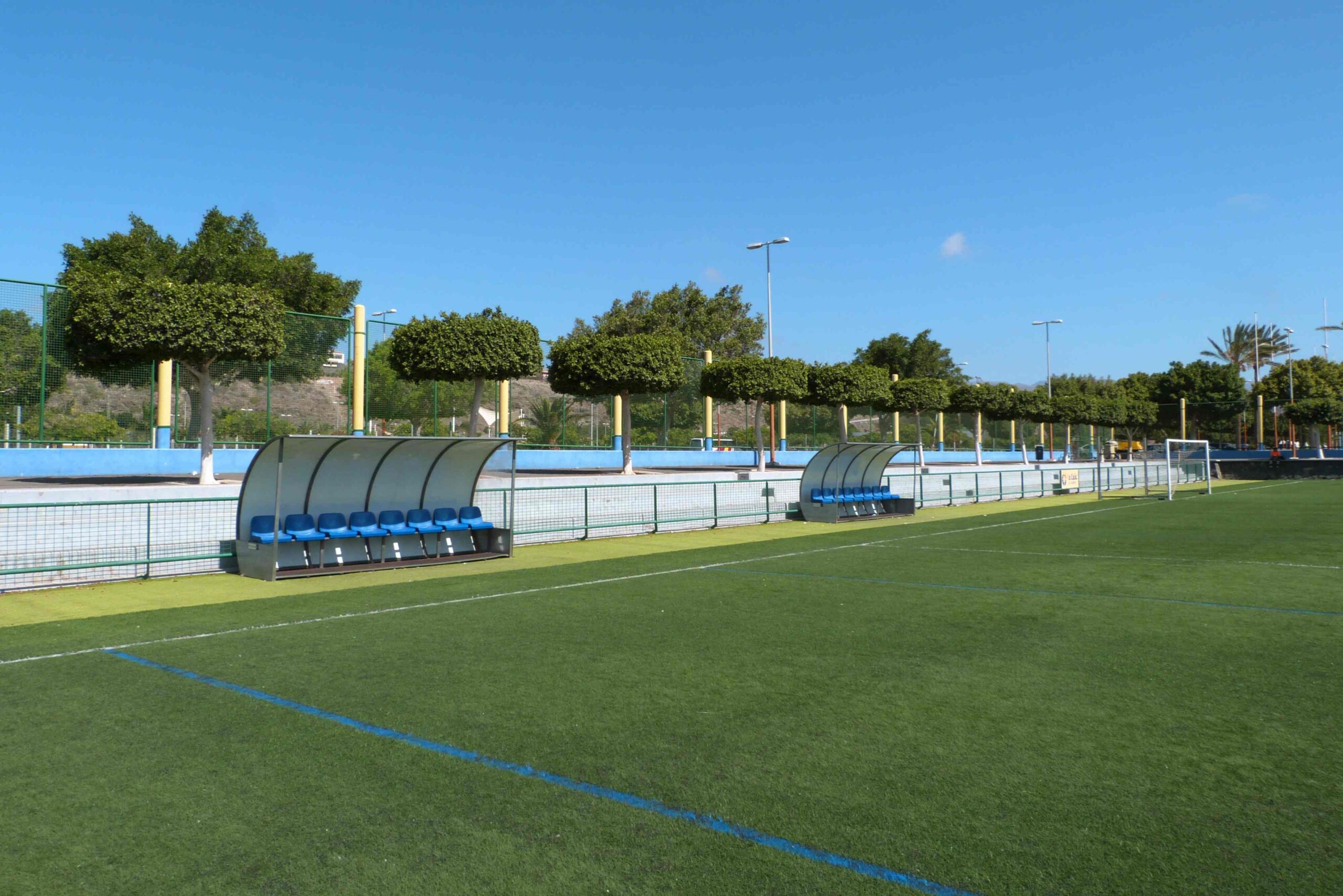 Terrain de football Ciudad Deportivo, Espagne, avec gazon synthétique