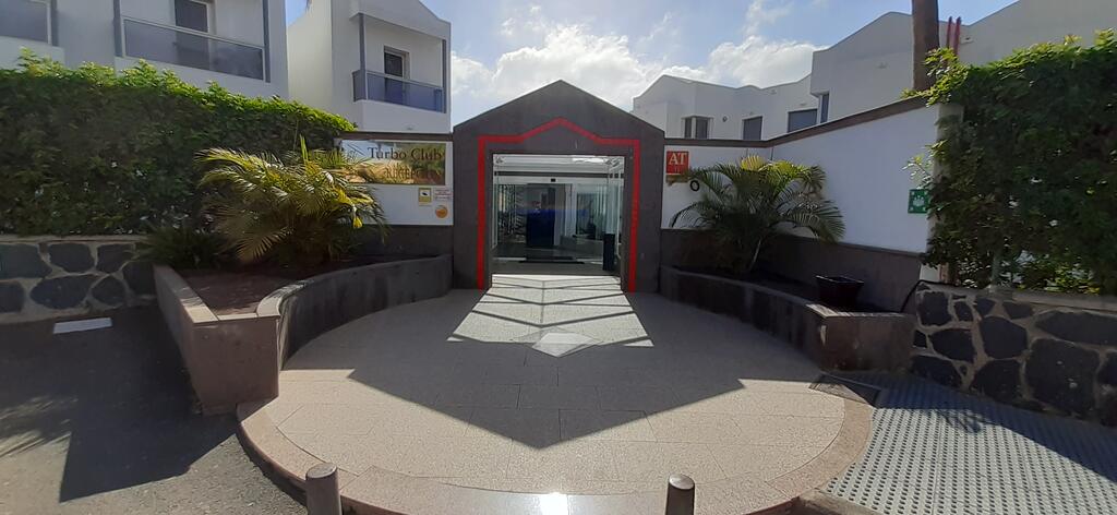 Hôtel Turbo Club, entrée de l'hôtel, Maspalomas, Espagne