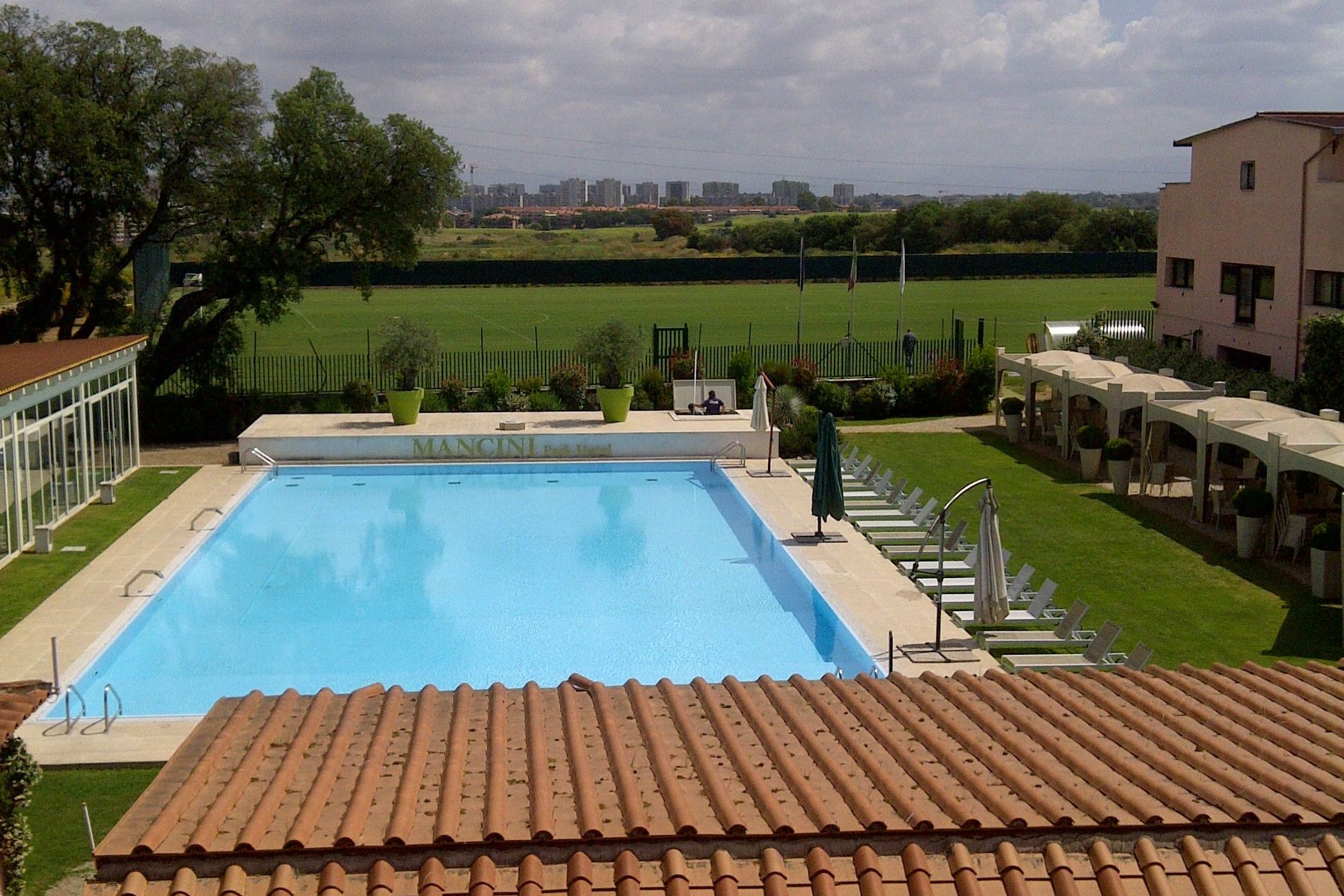Parkhotel Mancini, piscine extérieure, Rome, Italie