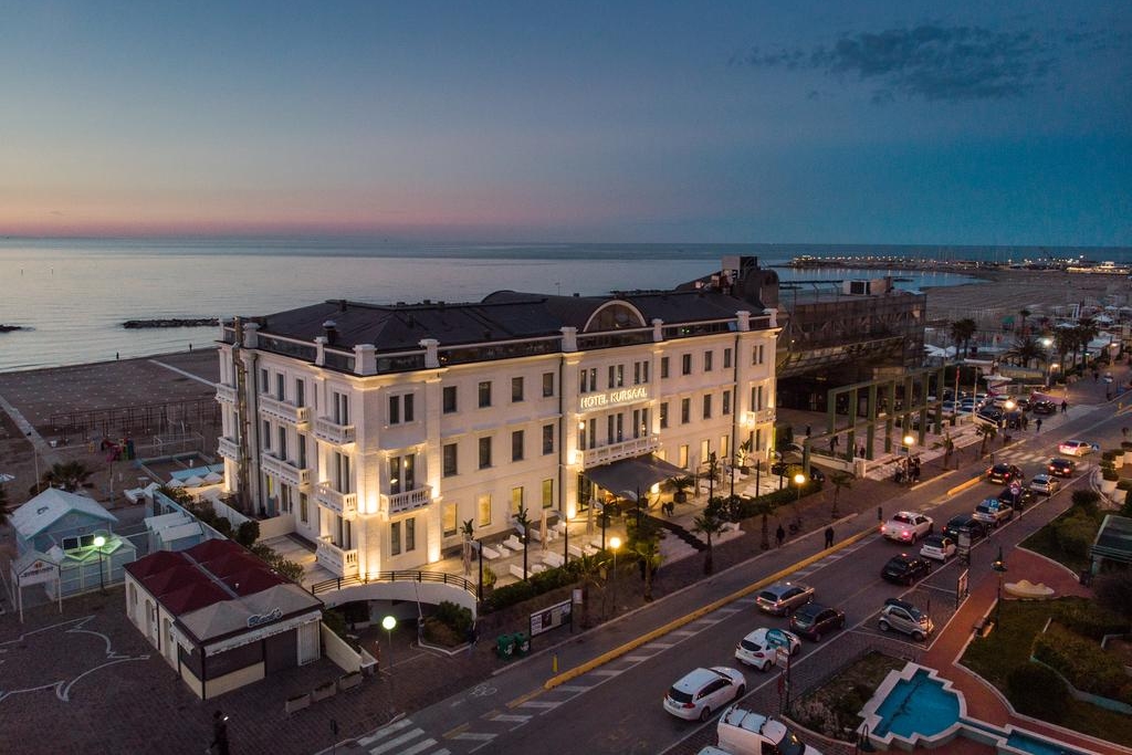 Hôtel Kursaal, complexe hôtelier, Cattolica, Italie
