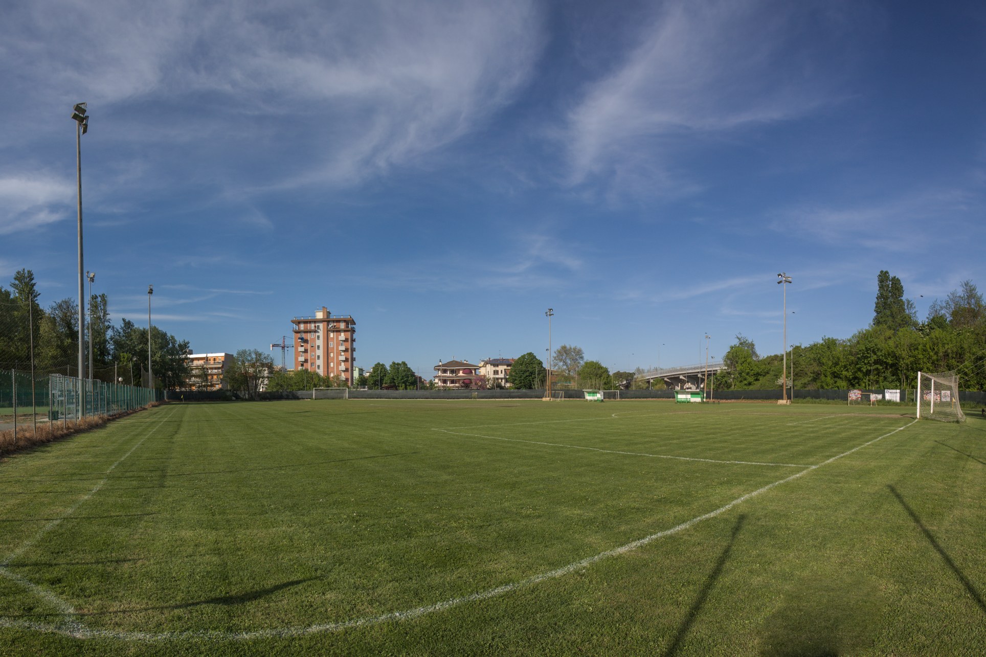 Terrain de football Adria Cattolica Viserbella, Italie, avec gazon naturel