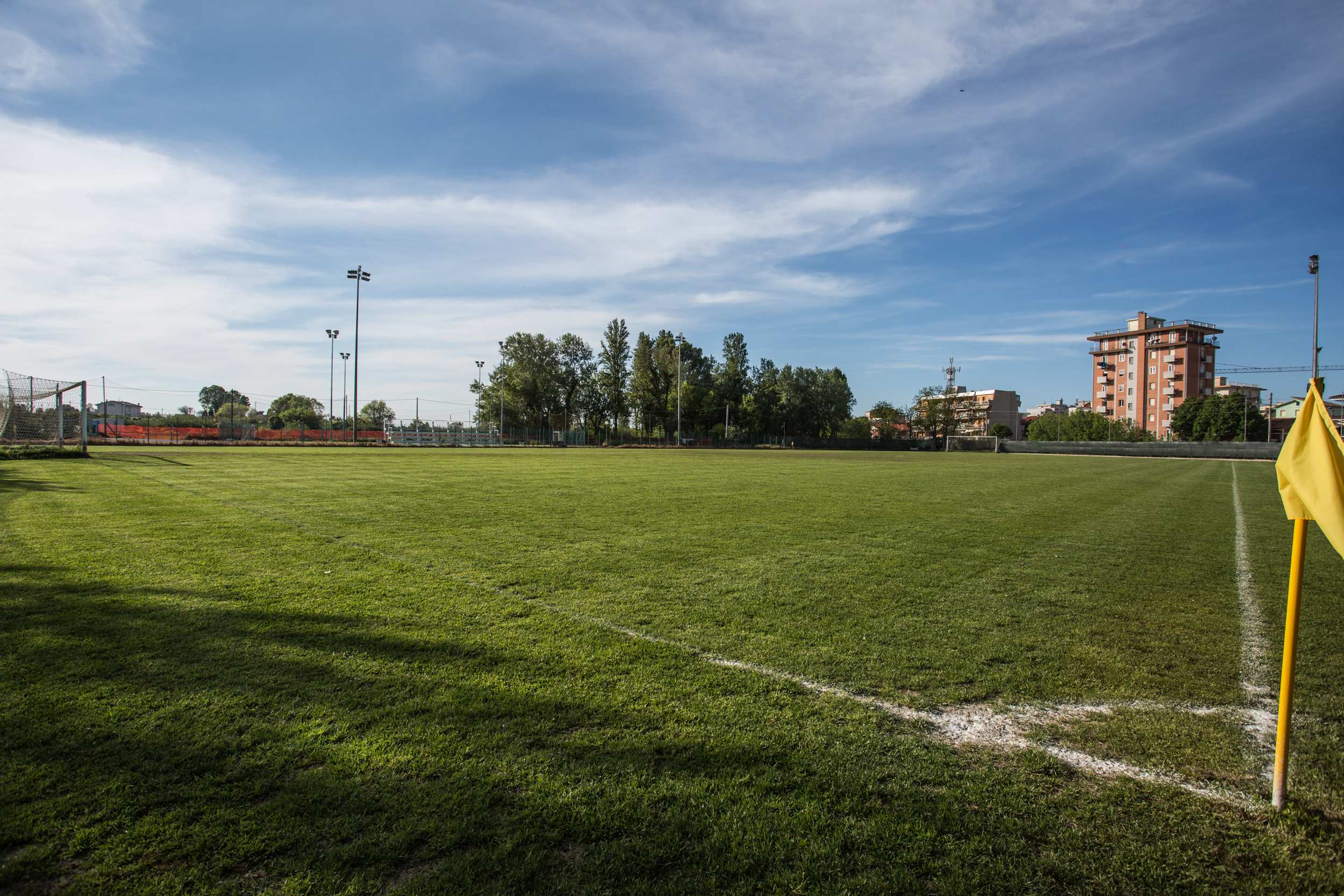 Terrain de football Adria Cattolica Viserbella, Italie, avec gazon naturel