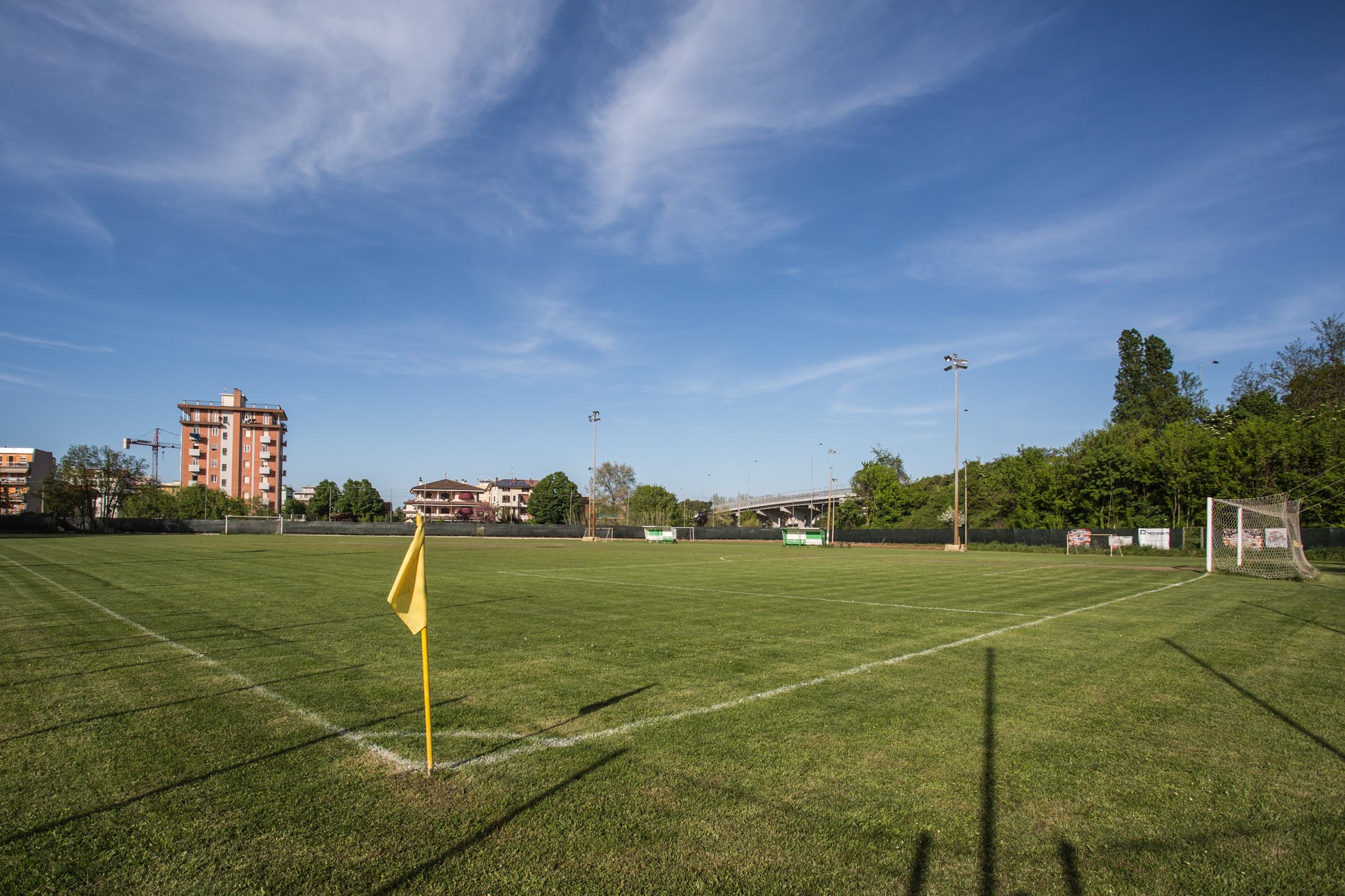 Terrain de football Adria Cattolica Viserbella, Italie, avec gazon naturel