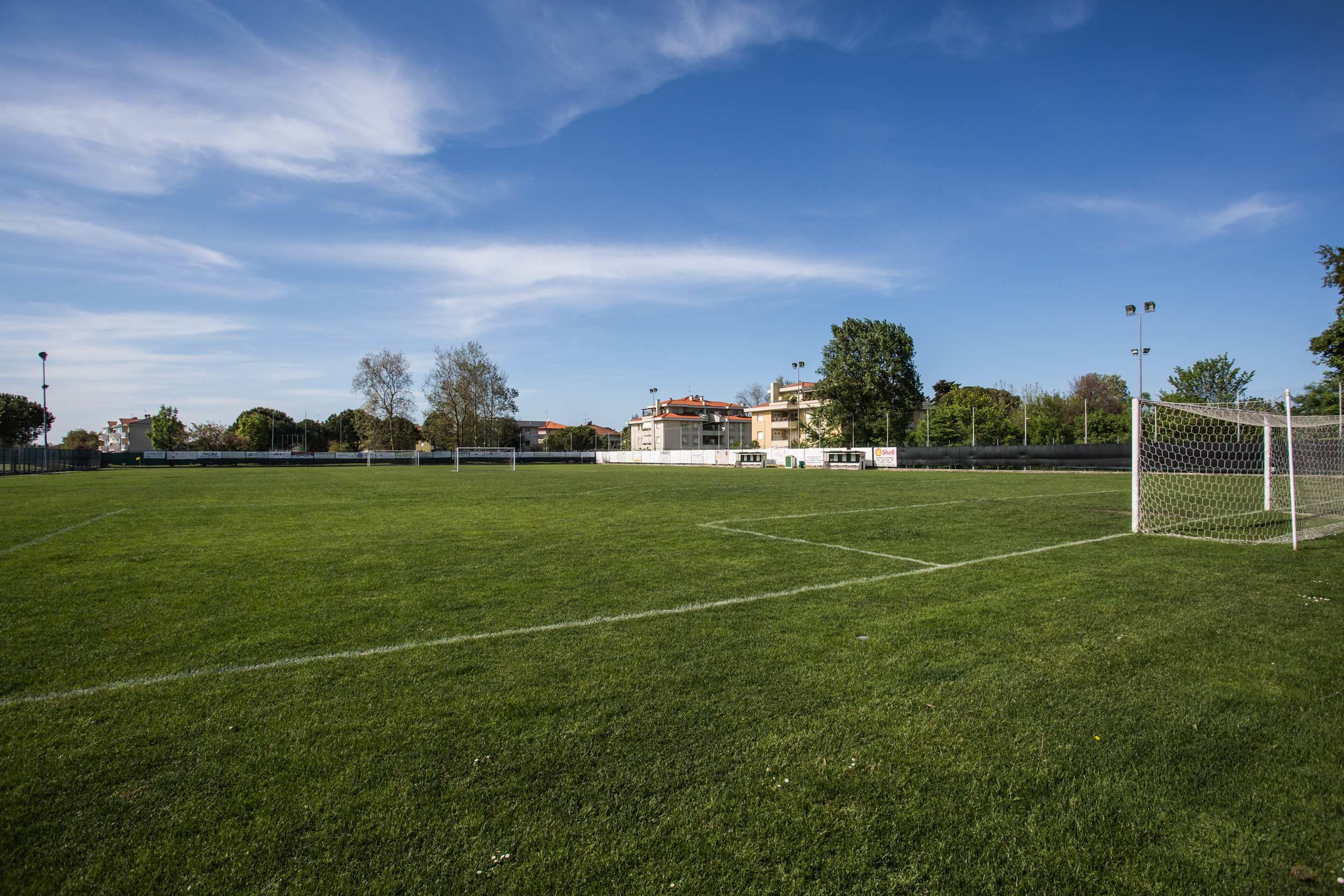 Terrain de football Adria Cattolica Viserbella, Italie, avec gazon naturel