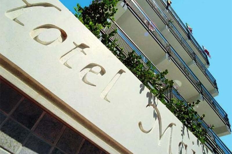 Hôtel Major, façade, Cattolica, Italie