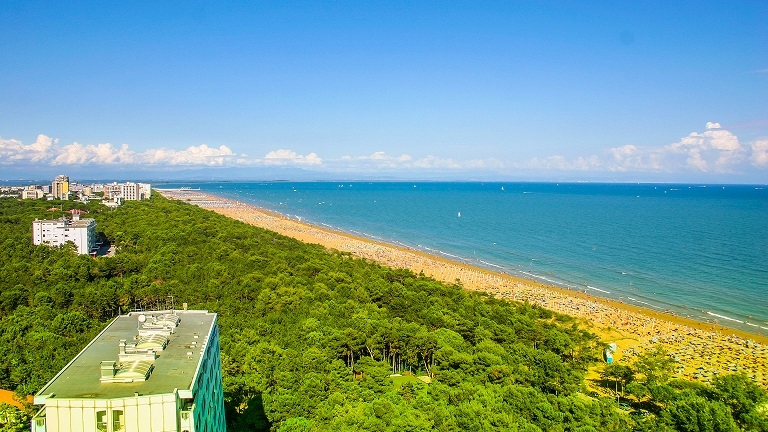 Bella Italia EFA Village, plage, Lignano Sabbiadoro, Udine, Italie