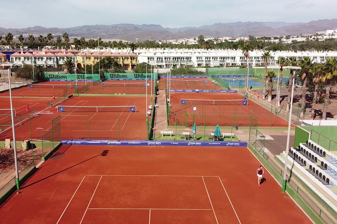 Hôtel Kumara Serenoa, court de tennis, Maspalomas, Espagne
