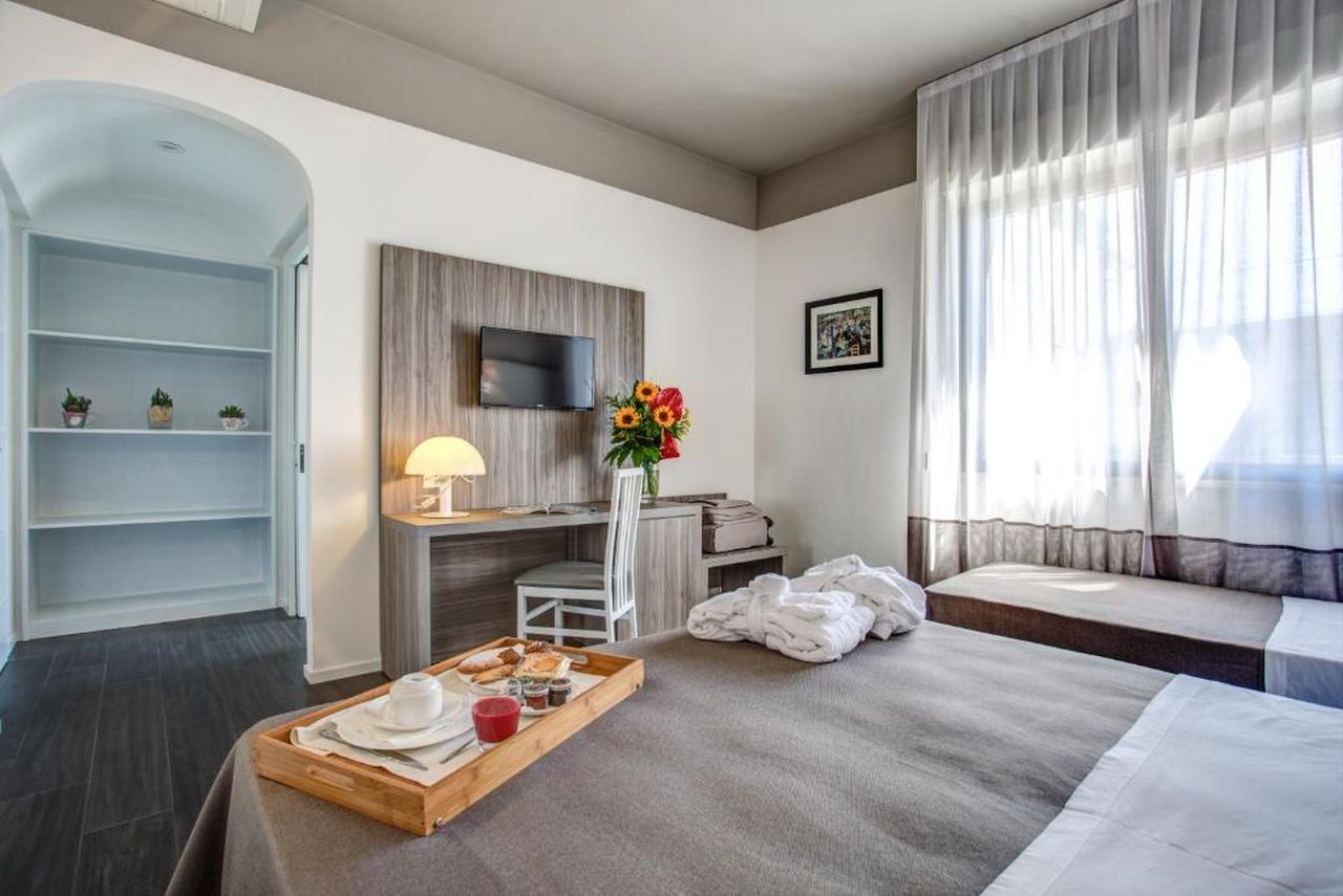 Hôtel Cristallo, chambre triple, Cattolica, Italie