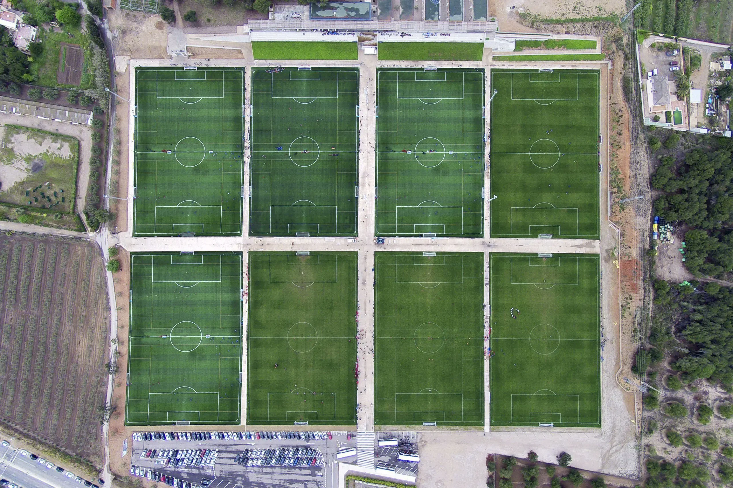 Futbol Salou, Kunstrasen, am Meer, Cambrils/Salou, Spanien