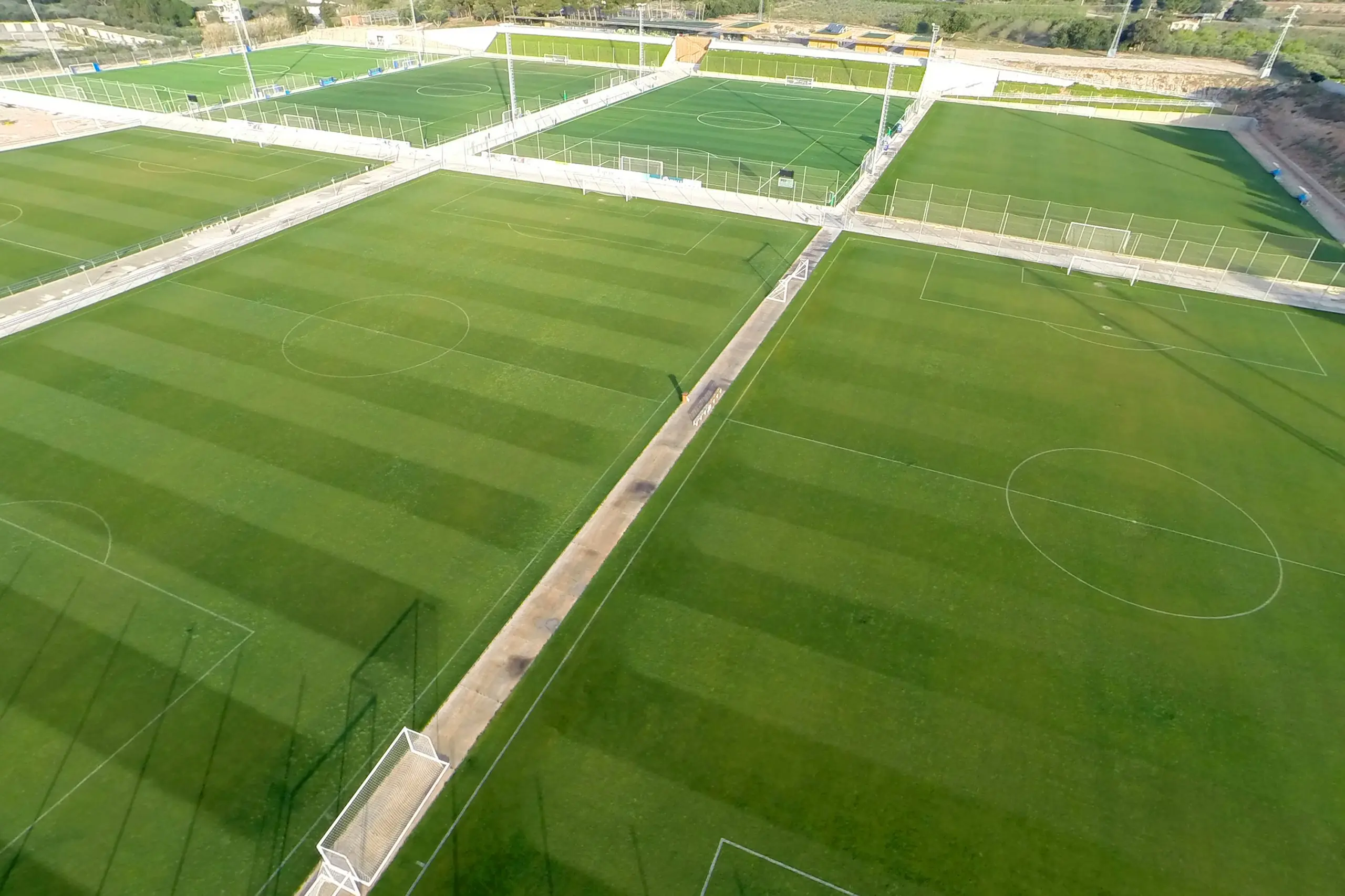 Futbol Salou, Naturrasen, am Meer, Cambrils/Salou, Spanien