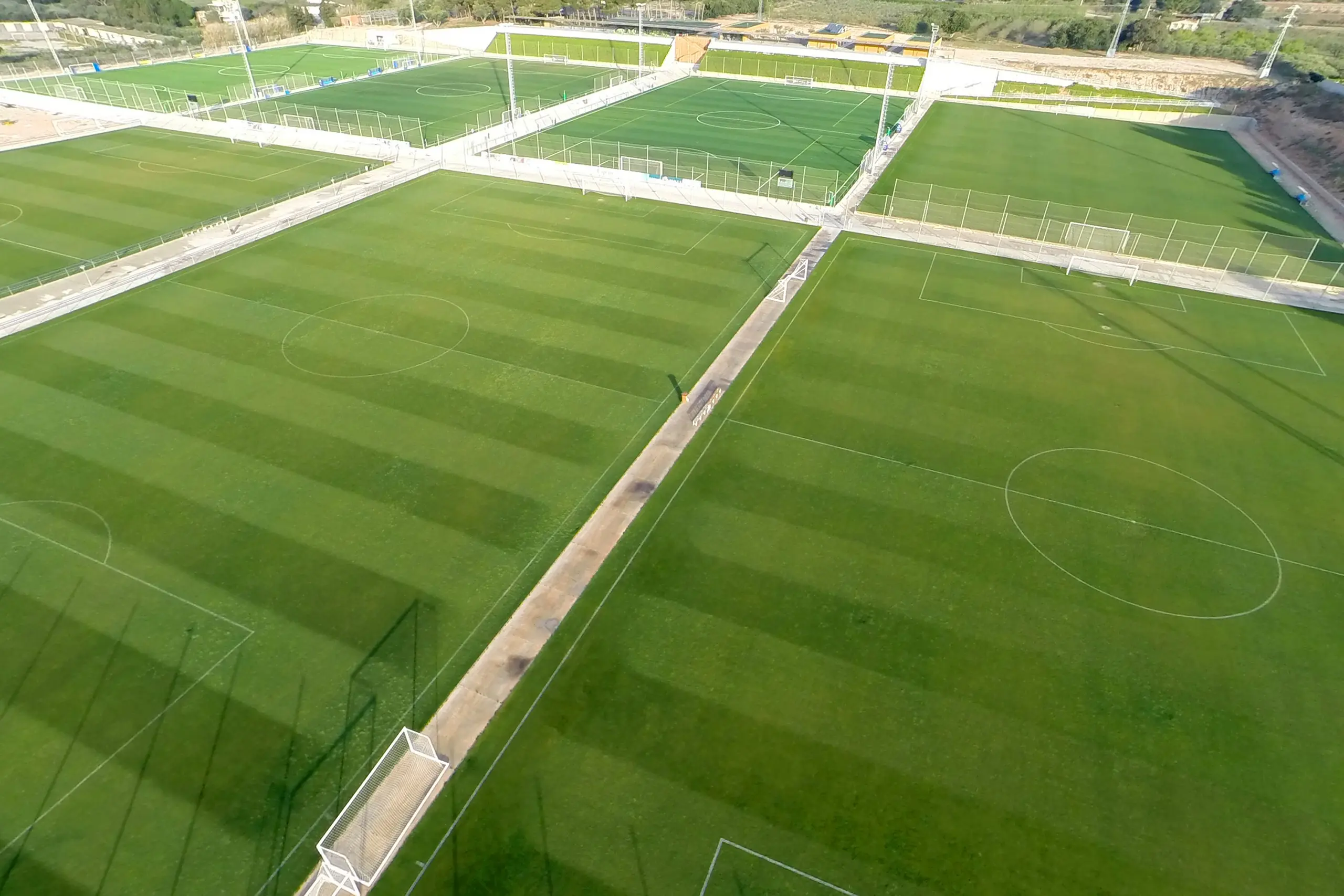 Futbol Salou, Naturrasen, am Meer, Cambrils/Salou, Spanien