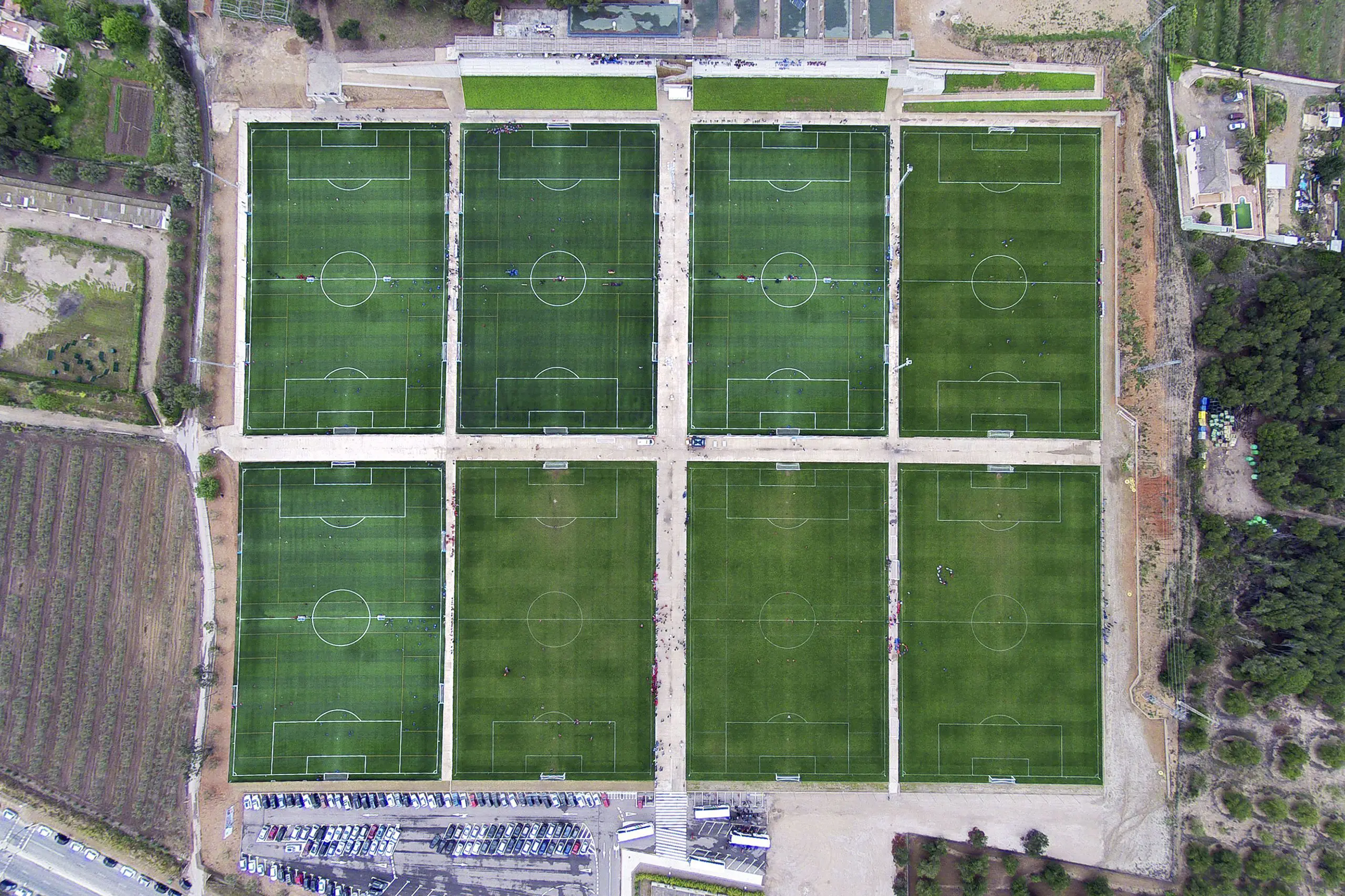 Futbol Salou, Kunstrasen, am Meer, Cambrils/Salou, Spanien