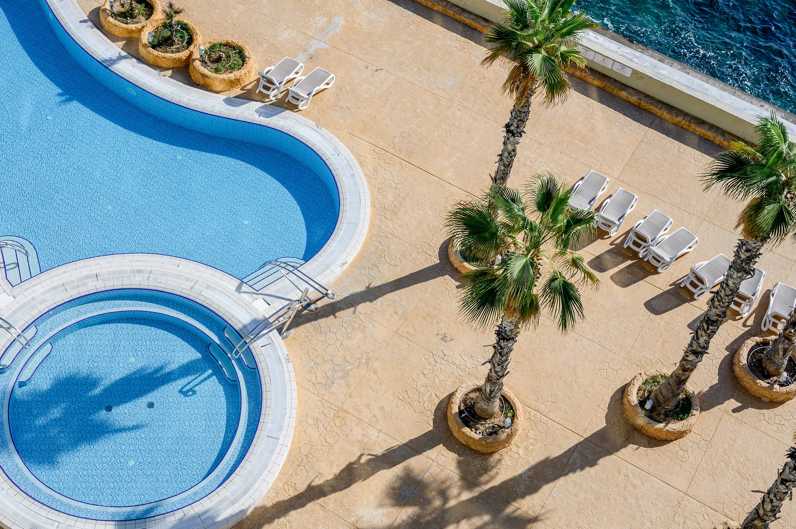 Cavalieri Art Hotel, piscine, St. Julians, Malte