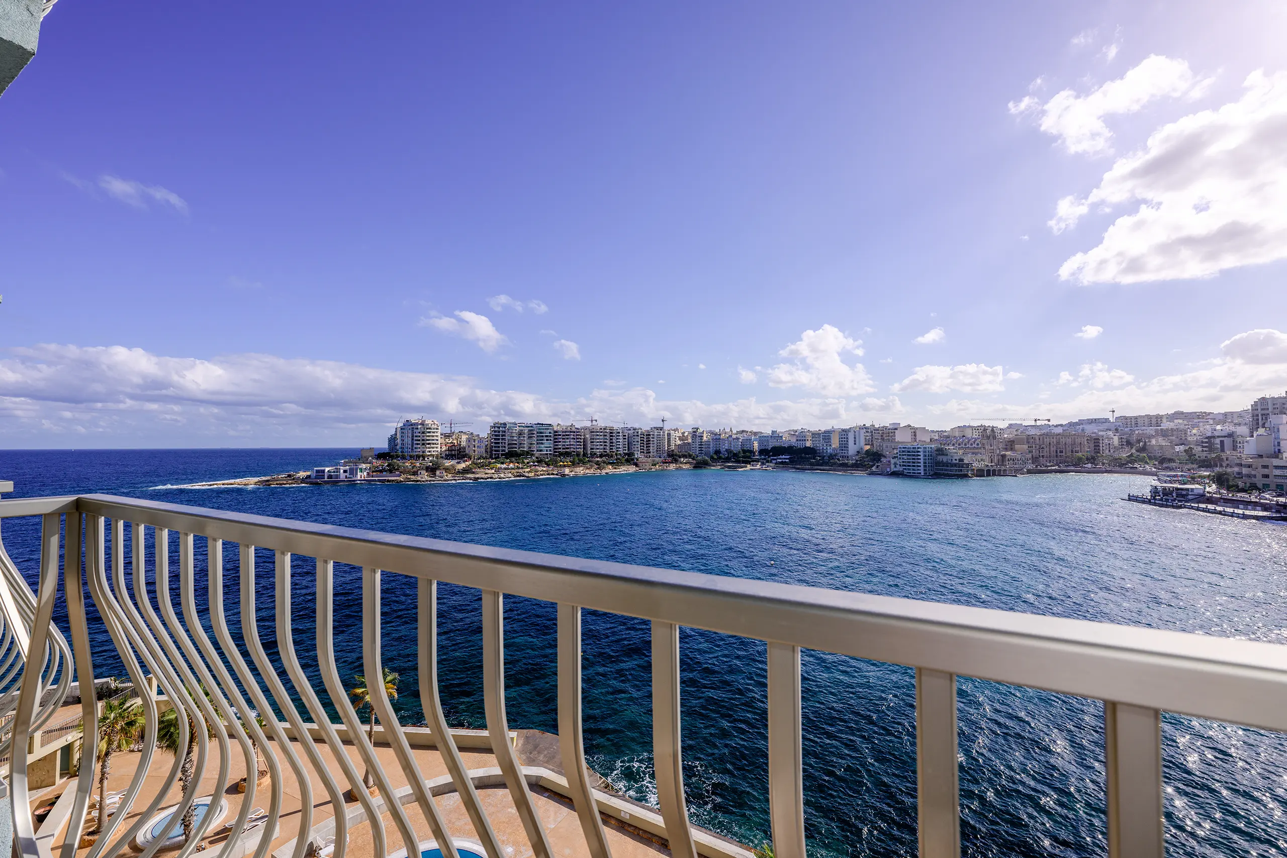 Cavalieri Art Hotel, vue, St. Julians, Malte
