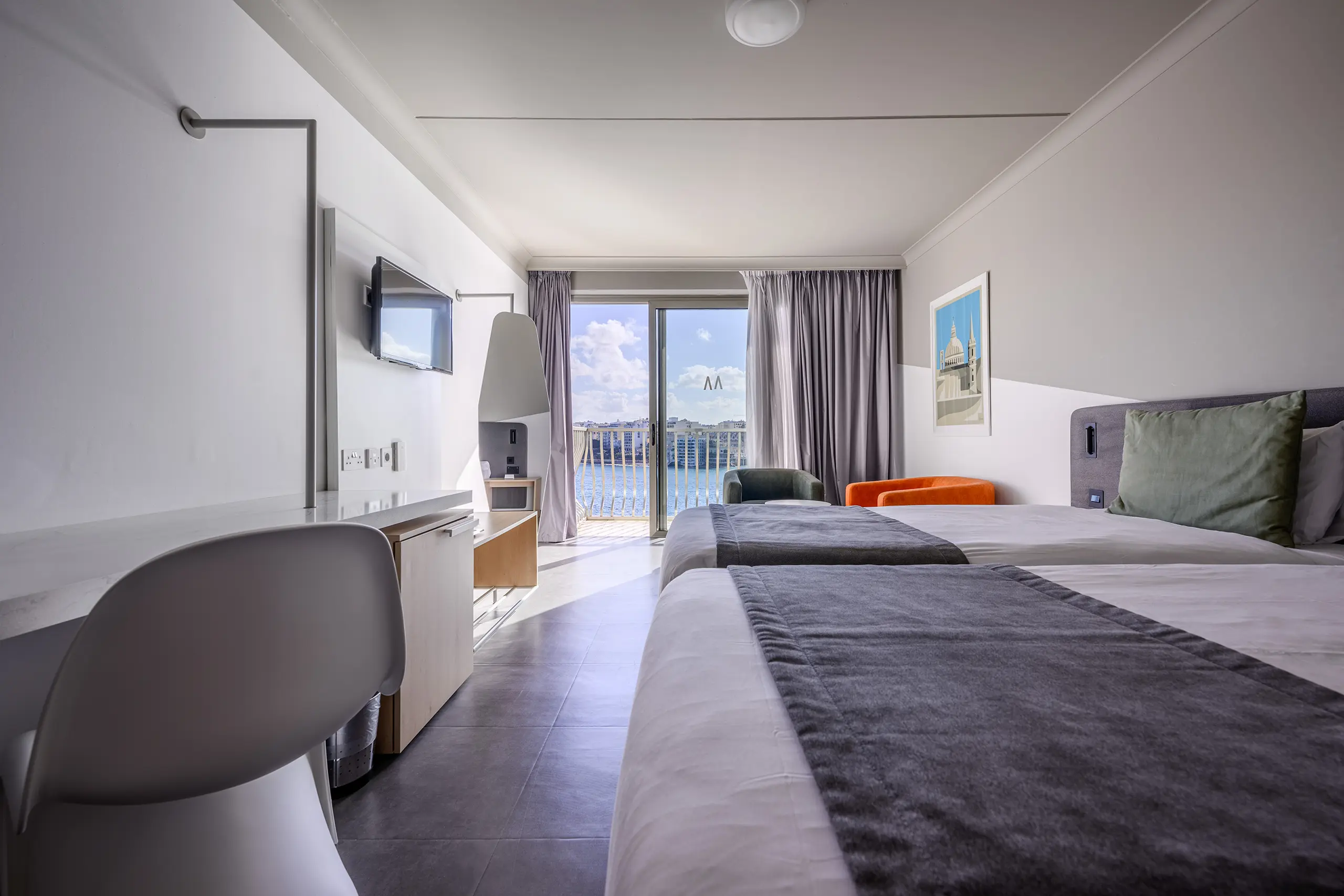 Cavalieri Art Hotel, chambre double, St. Julians, Malte