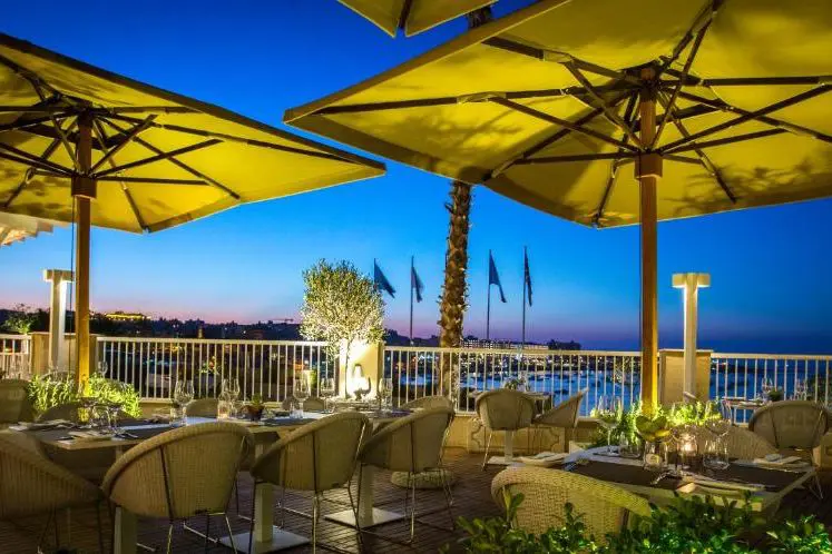 Salini Resort, terrasse, baie de Salini, Malte