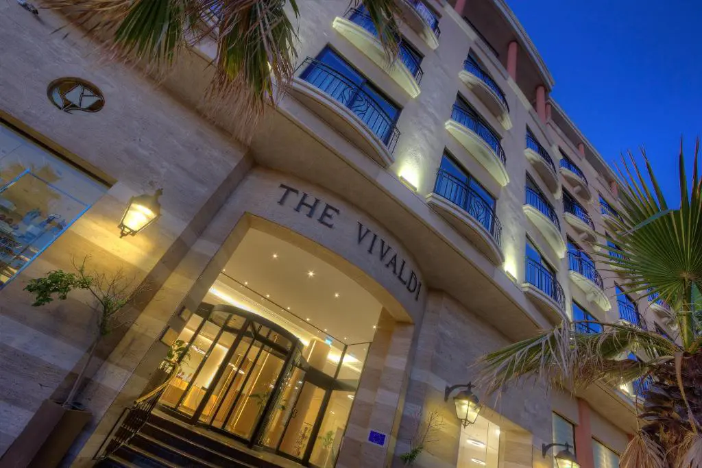 Hôtel Vivaldi, entrée, St. Julians, Malte