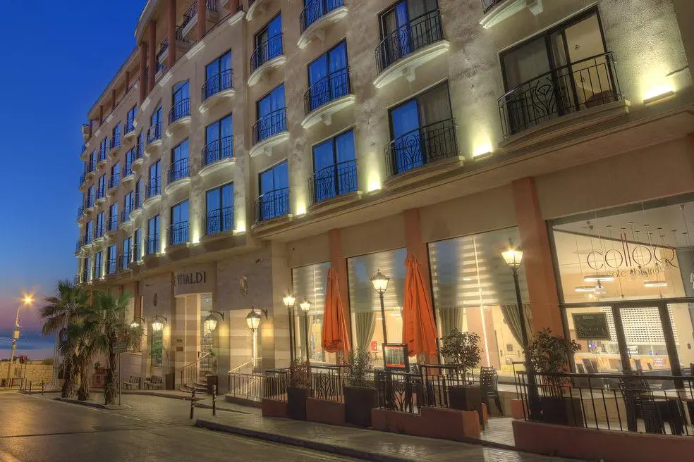 Hôtel Vivaldi, vue extérieure, St. Julians, Malte