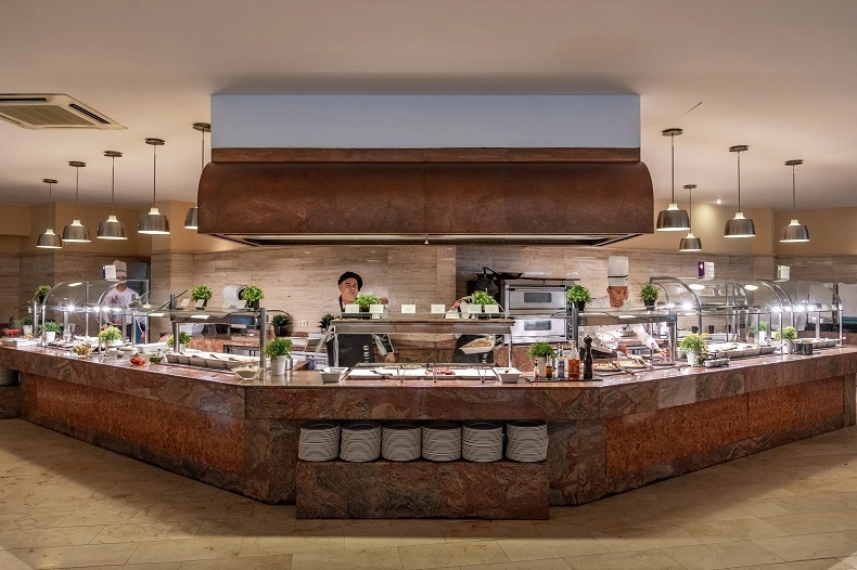 Hotel Zafiro Tropic & Spa, Buffet, Alcudia, Spanien
