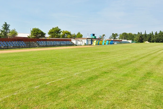 Fussball-Anlage Umag, Kroatien, mit Naturrasen