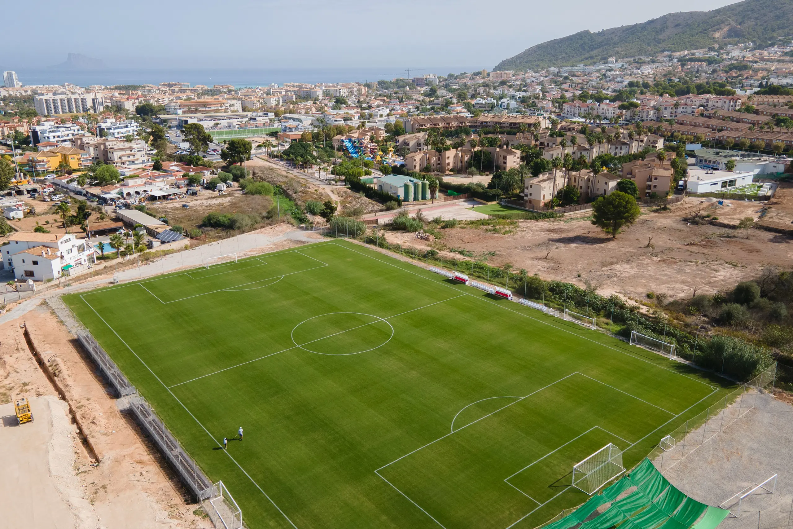 Fussball-Anlage Garden, Naturrasen, Alfaz del Pi, Spanien