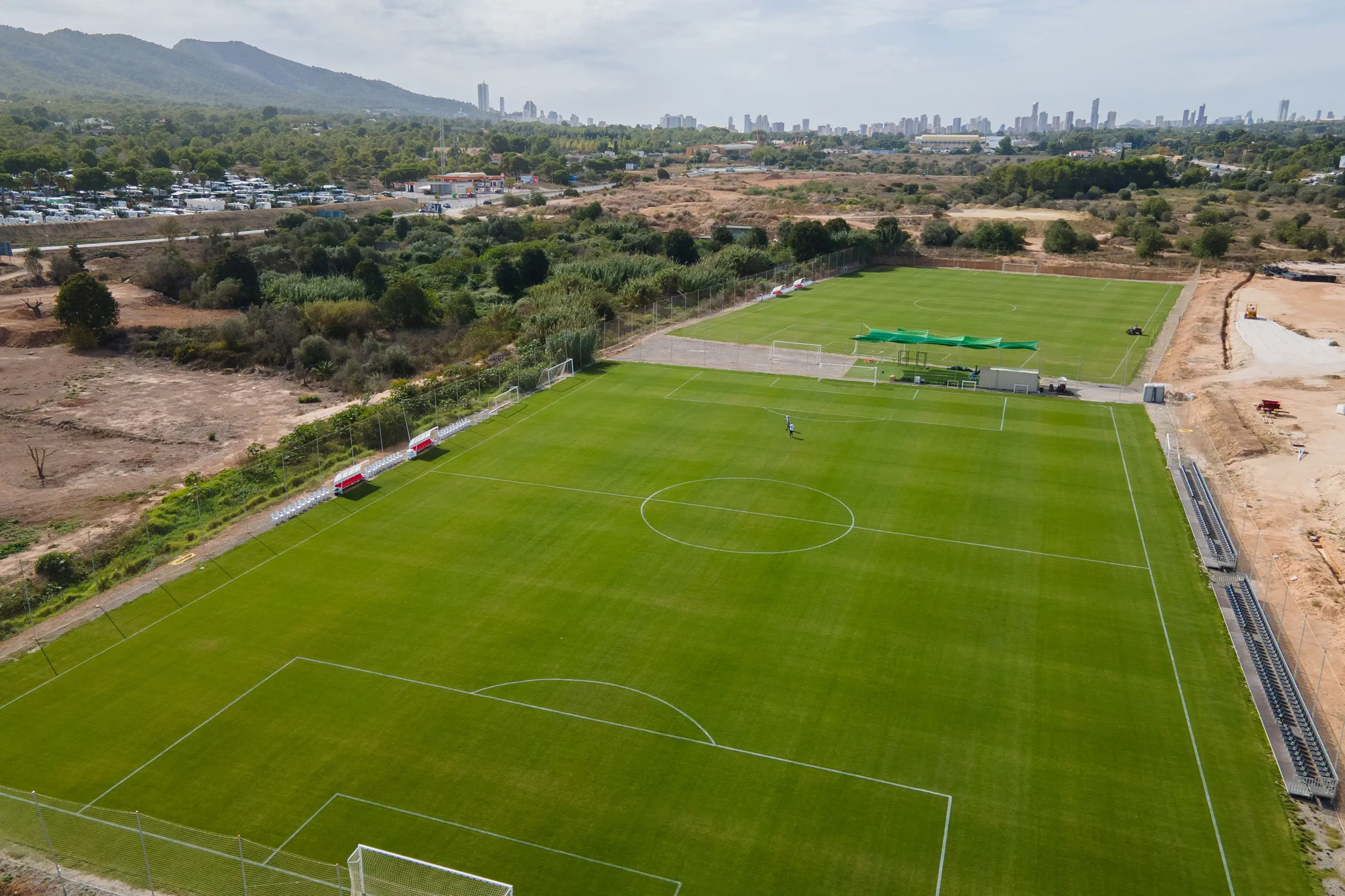 Fussball-Anlage Garden, Naturrasen, Alfaz del Pi, Spanien