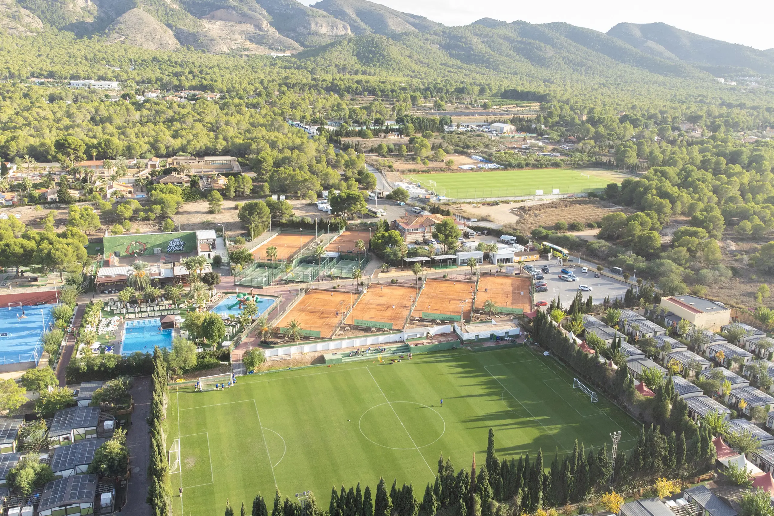 Fussball-Anlage Garden, Naturrasen, Alfaz del Pi, Spanien