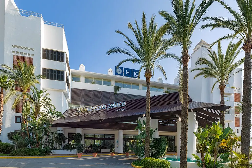 H10 Estepona Palace, entrée de l'hôtel, Estepona, Espagne