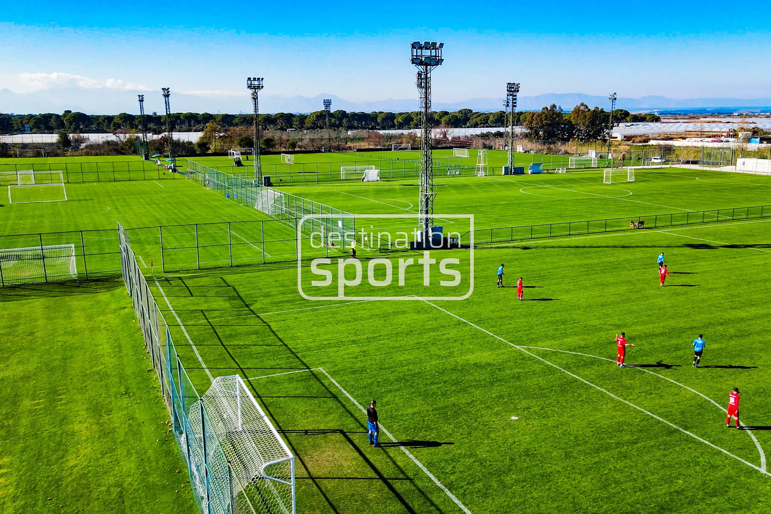 Limak Sport Complex soccer facility, Turkey, with natural grass, near the sea