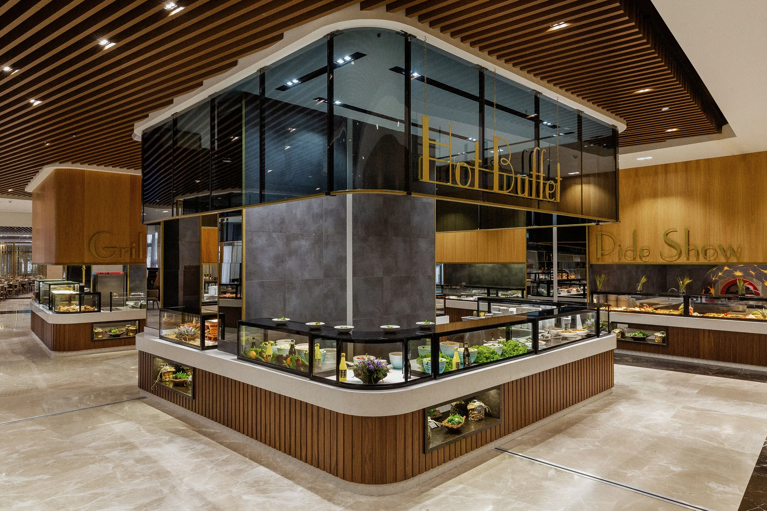 Miracle Resort Hotel, Buffet, Lara, Turkey