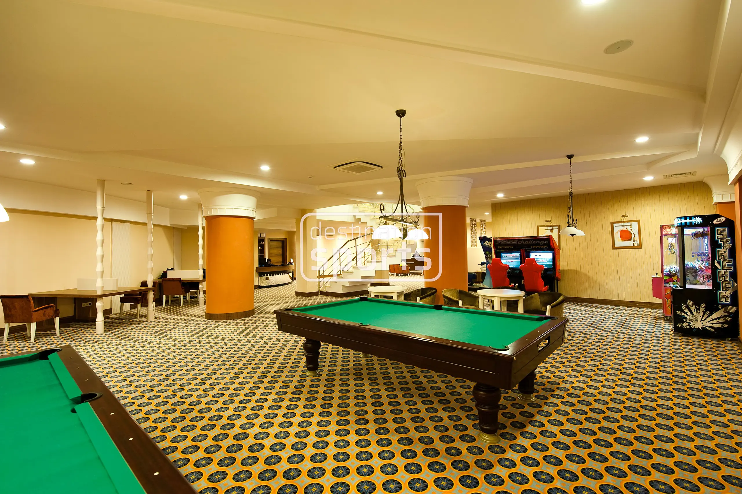 Side Star Resort, games room, Side, Turkey