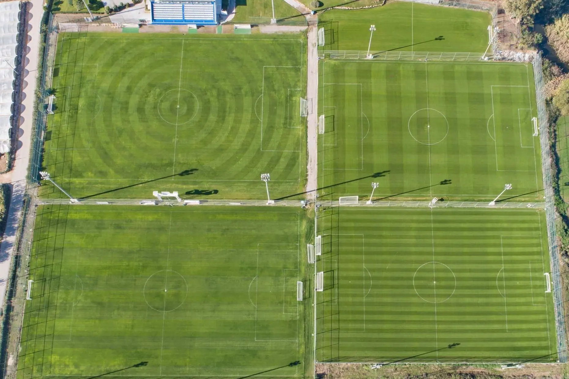 Titanic Sports Complex soccer facility, Turkey, with natural grass, near the sea