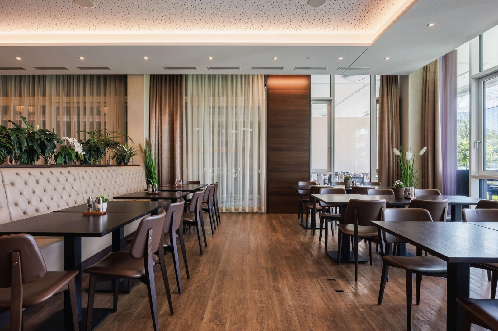 Hotel Kommod, Essbereich, Ruggell, Liechtenstein