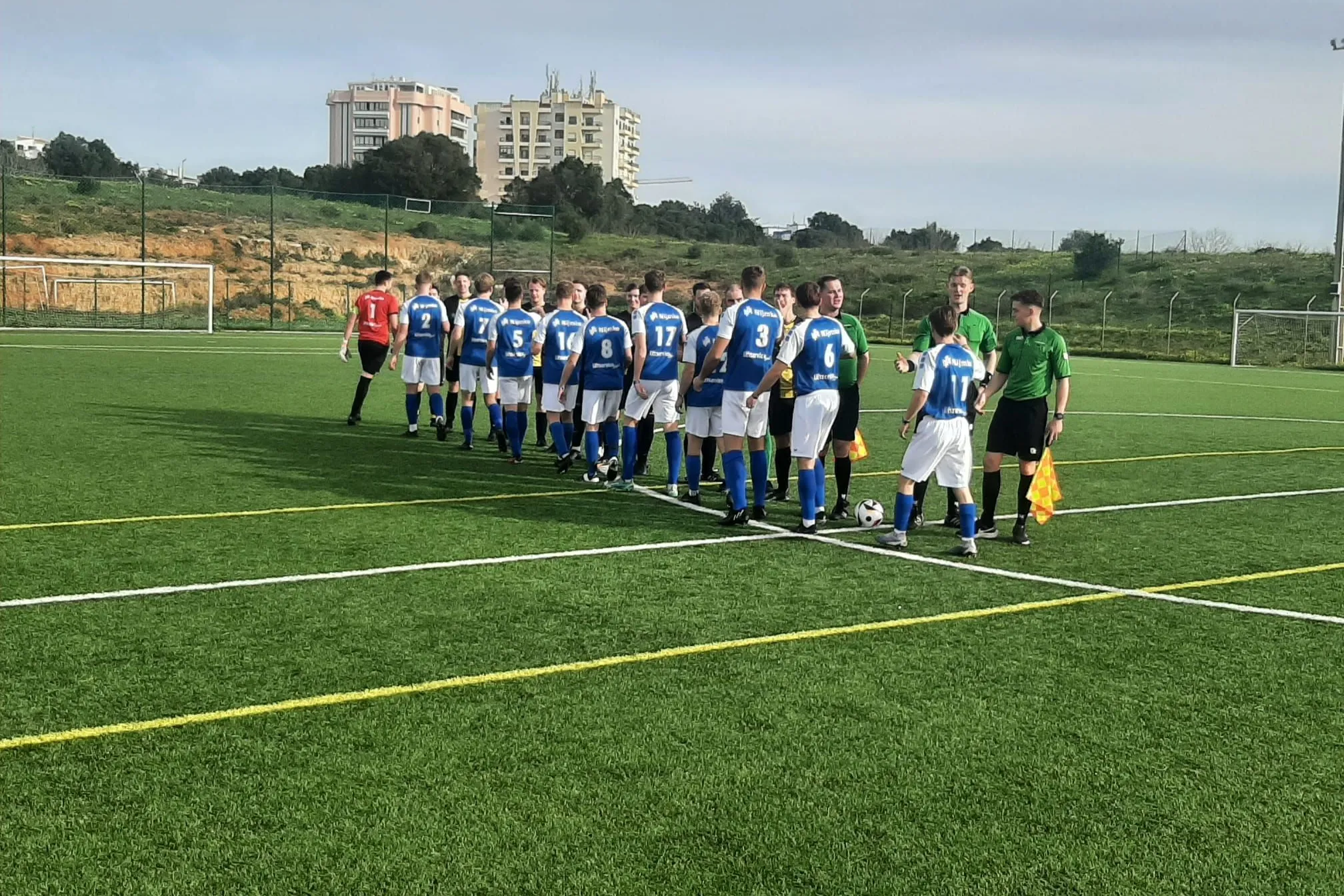 Fussball-Anlage Olissippo Marques de Sa, Portugal, mit Kunstrasen