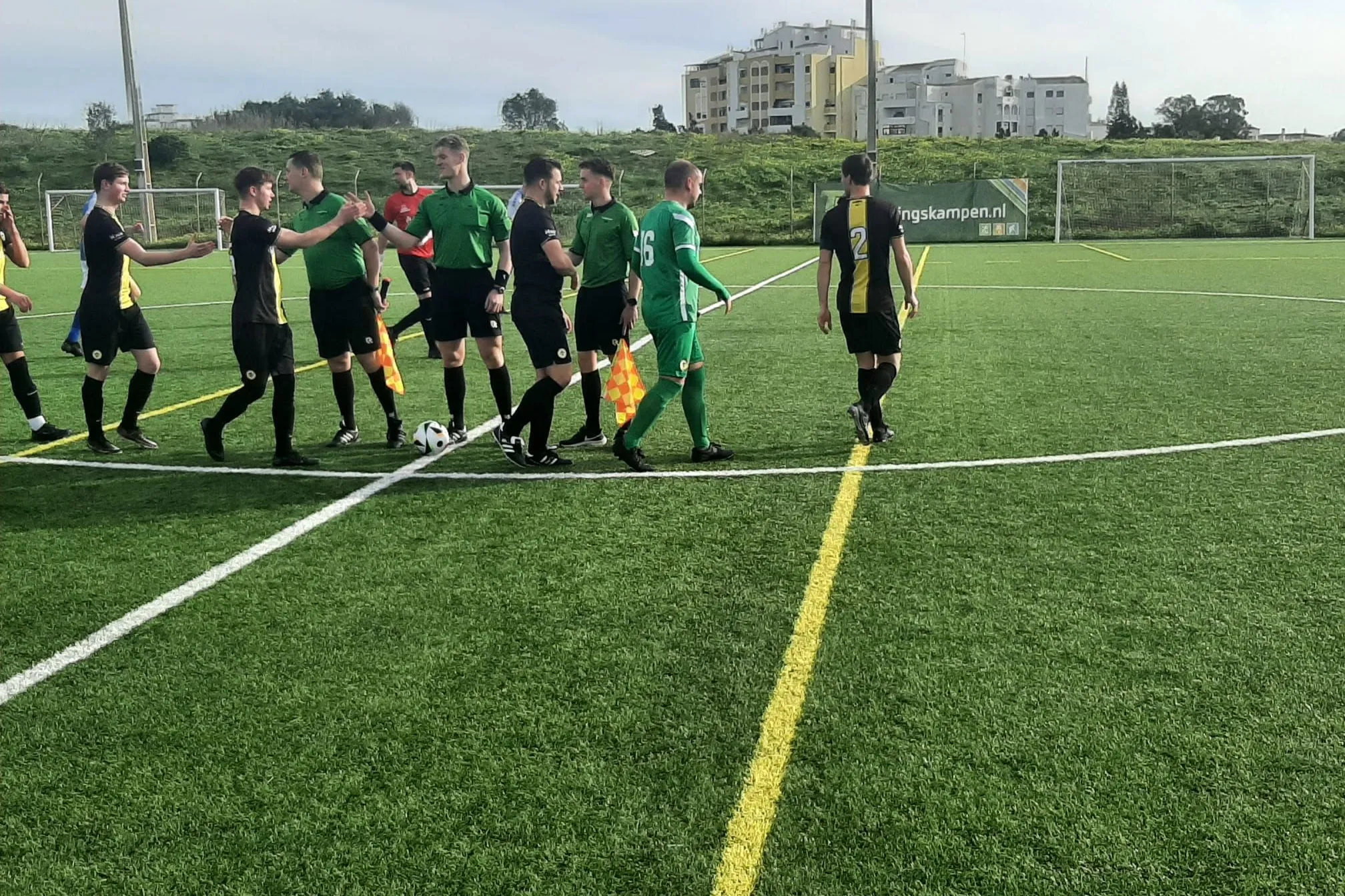 Fussball-Anlage Olissippo Marques de Sa, Portugal, mit Kunstrasen
