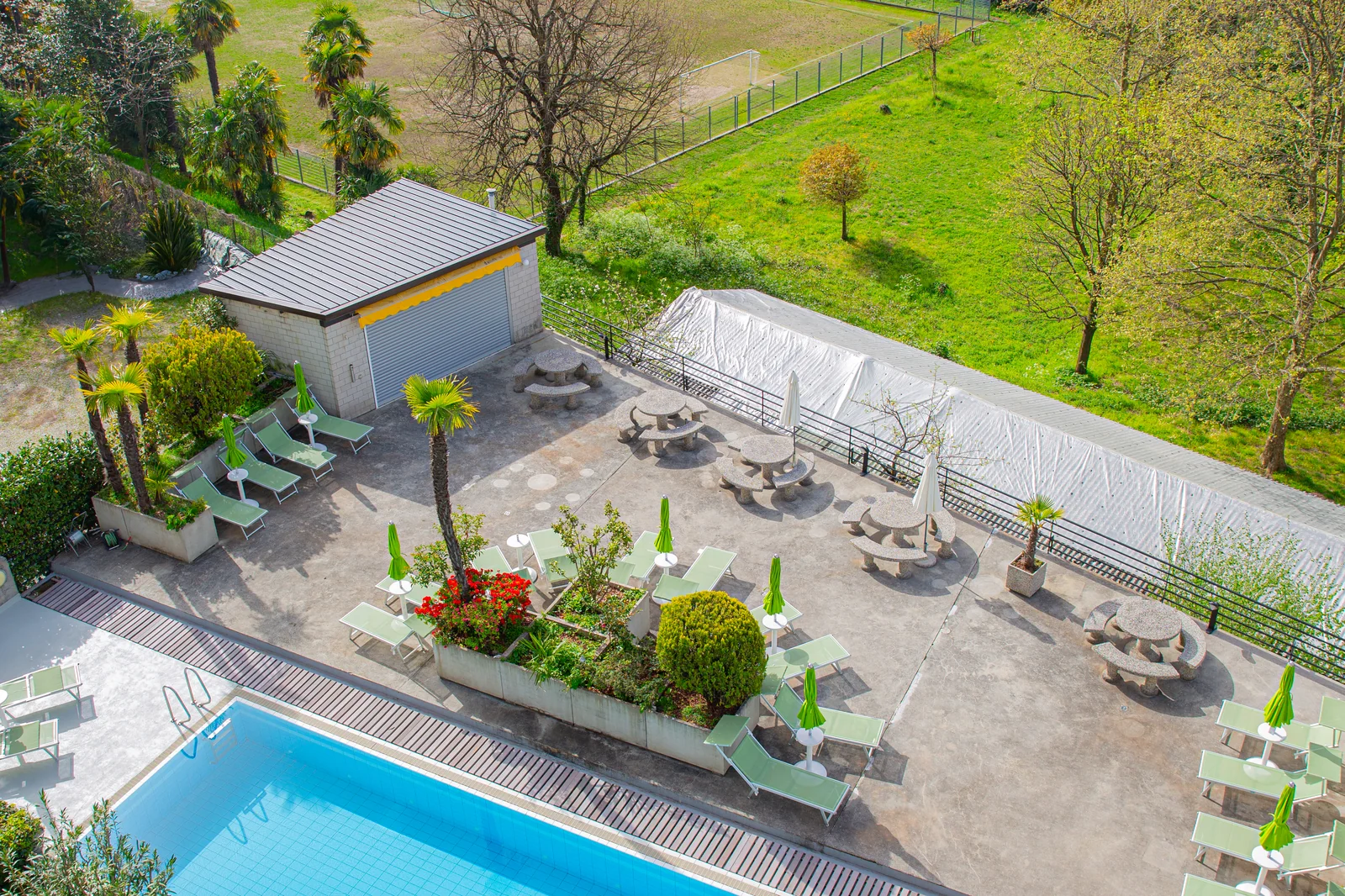 Hotel Nessi, Hotelanlage, Locarno, Schweiz