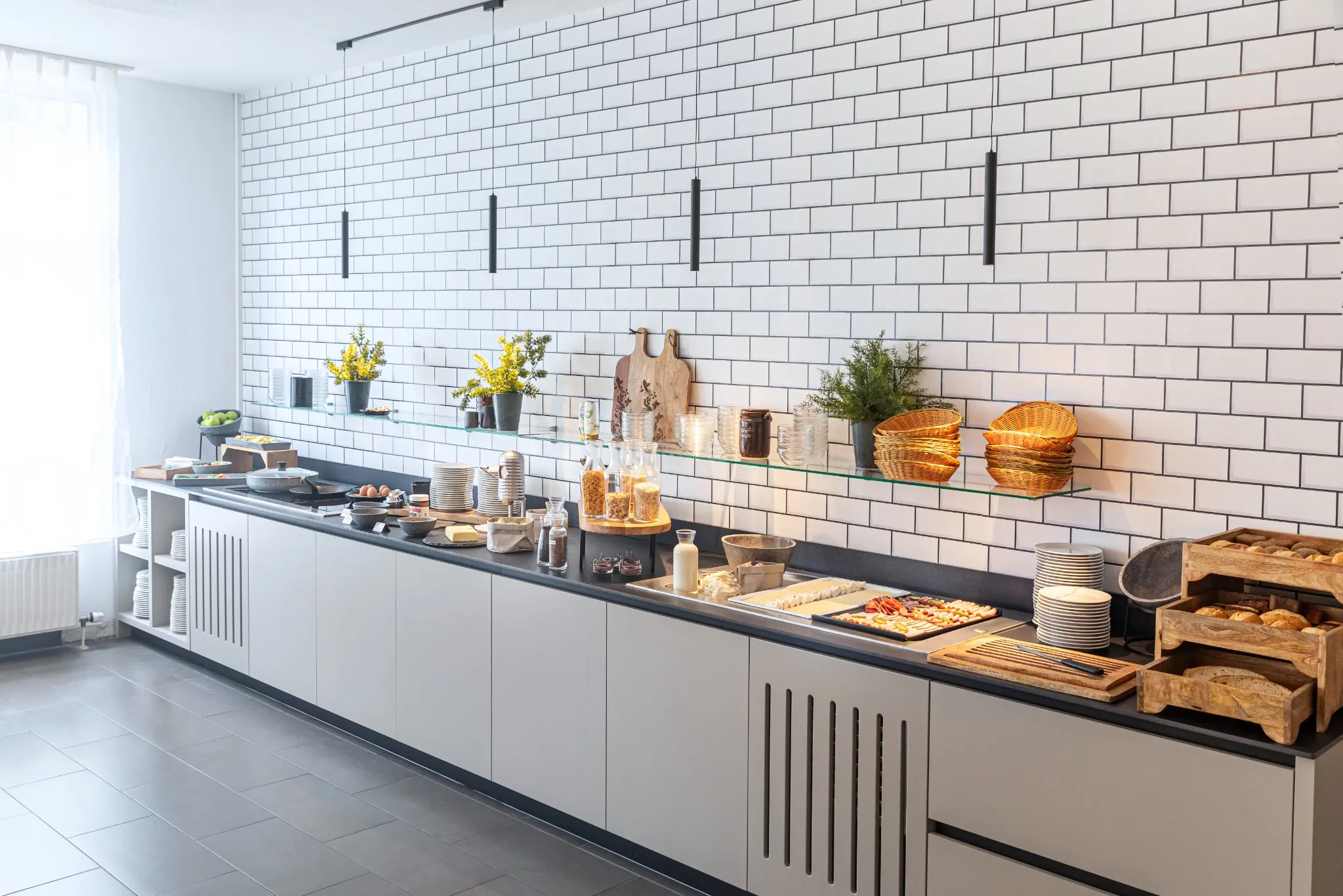 Achat Hotel Schwetzingen Heidelberg, breakfast buffet, Schwetzingen, Germany
