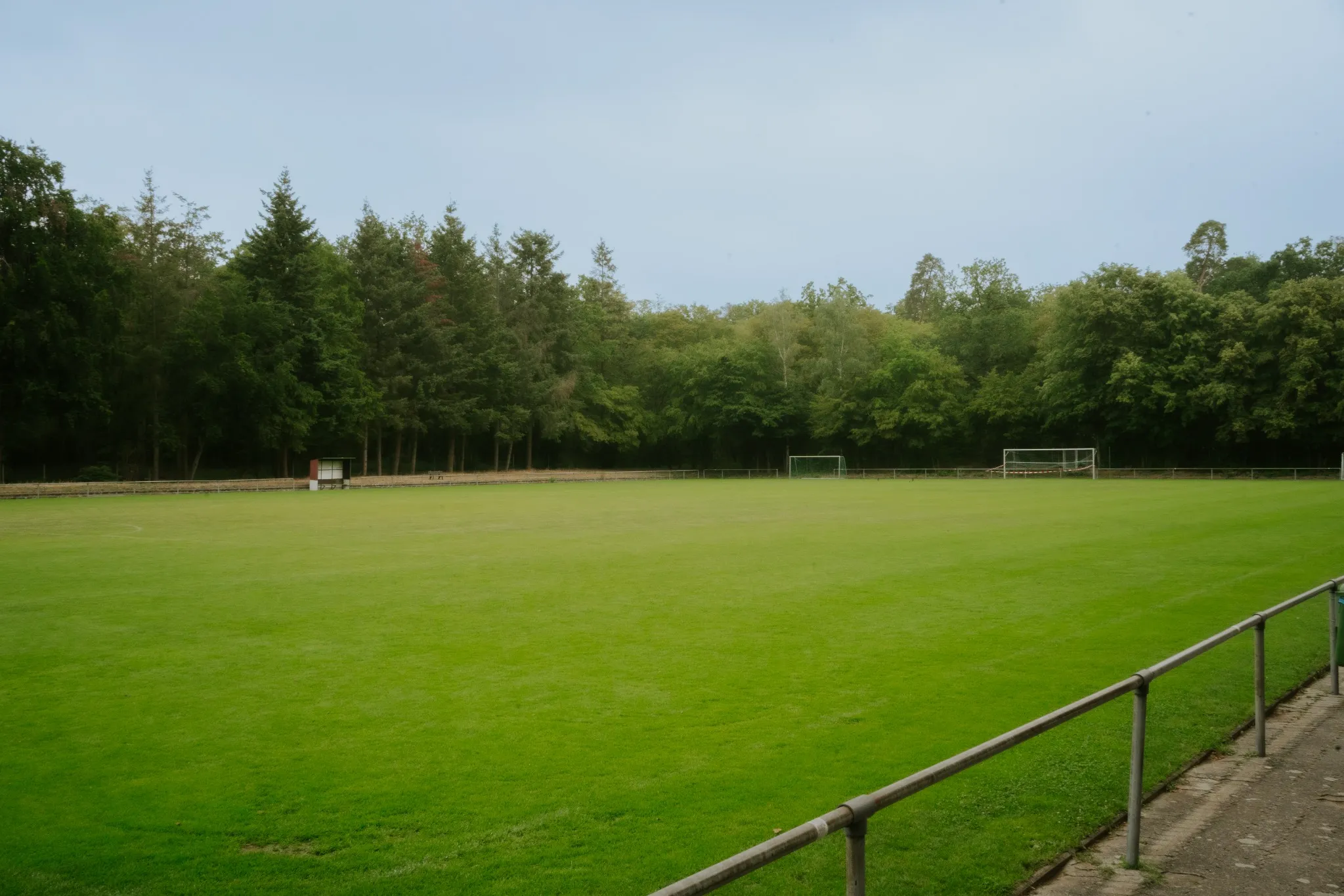 SG Oftersheim soccer facility, Germany, with natural grass