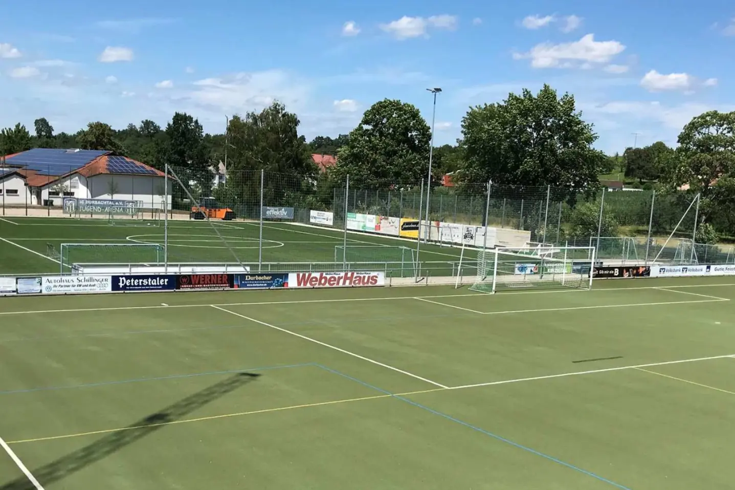 SC Durbachtal football facility, Germany, with artificial grass