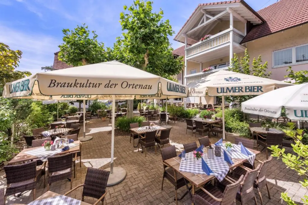 Hotel Linde, terrace, Durbach, Germany