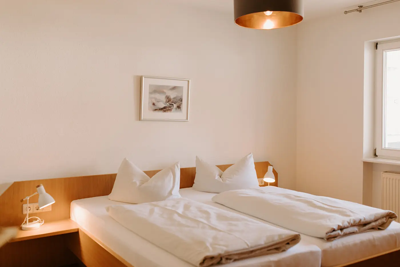 Hotel Linde, twin room, Durbach, Germany
