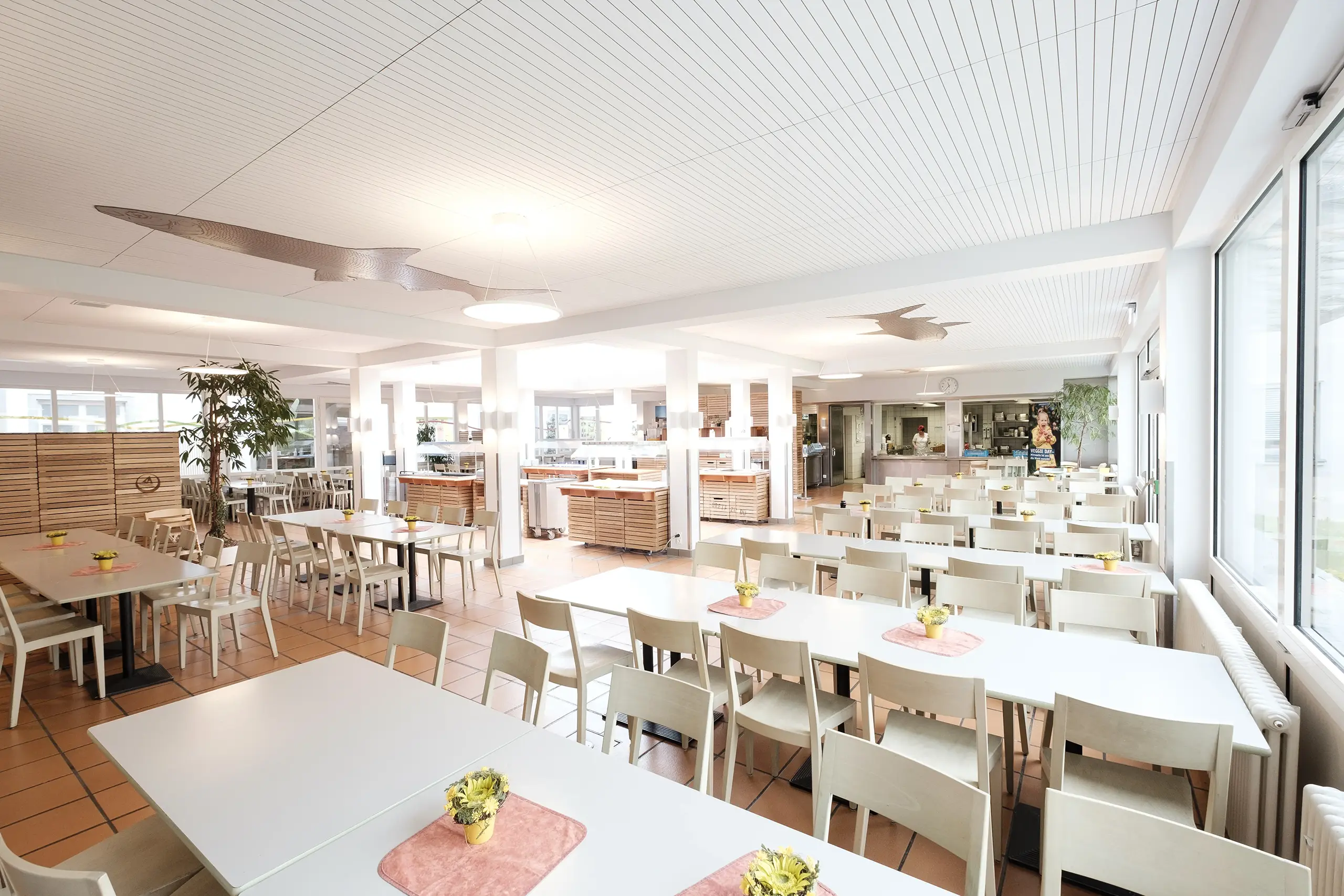 Lindau Youth Hostel, dining room, Lindau, Germany