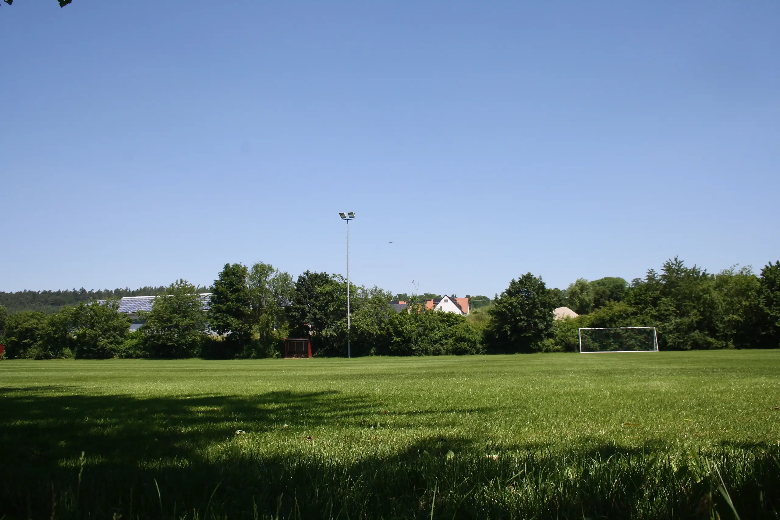 Geiselwind soccer facility, Germany, with natural grass