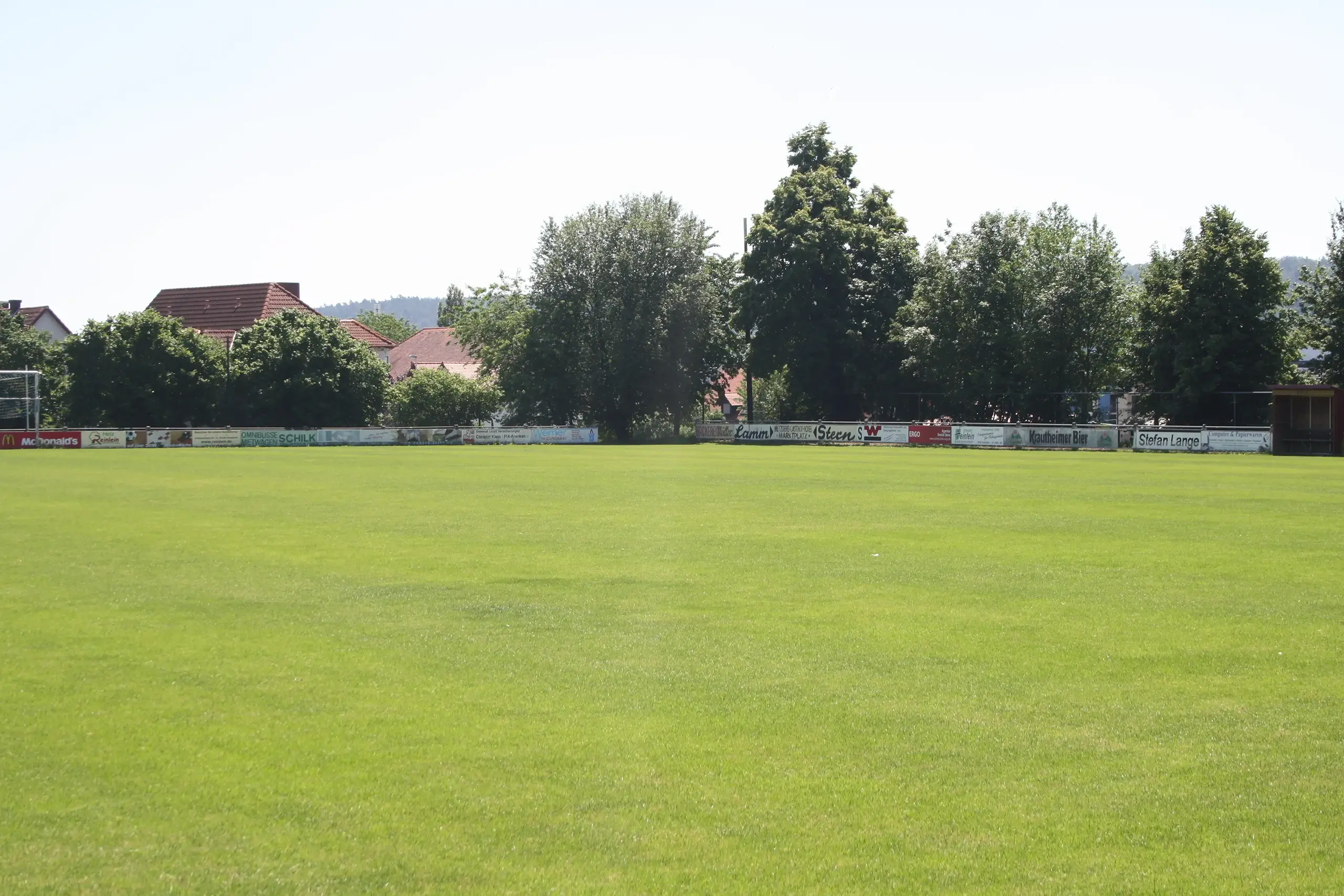 Geiselwind soccer facility, Germany, with natural grass