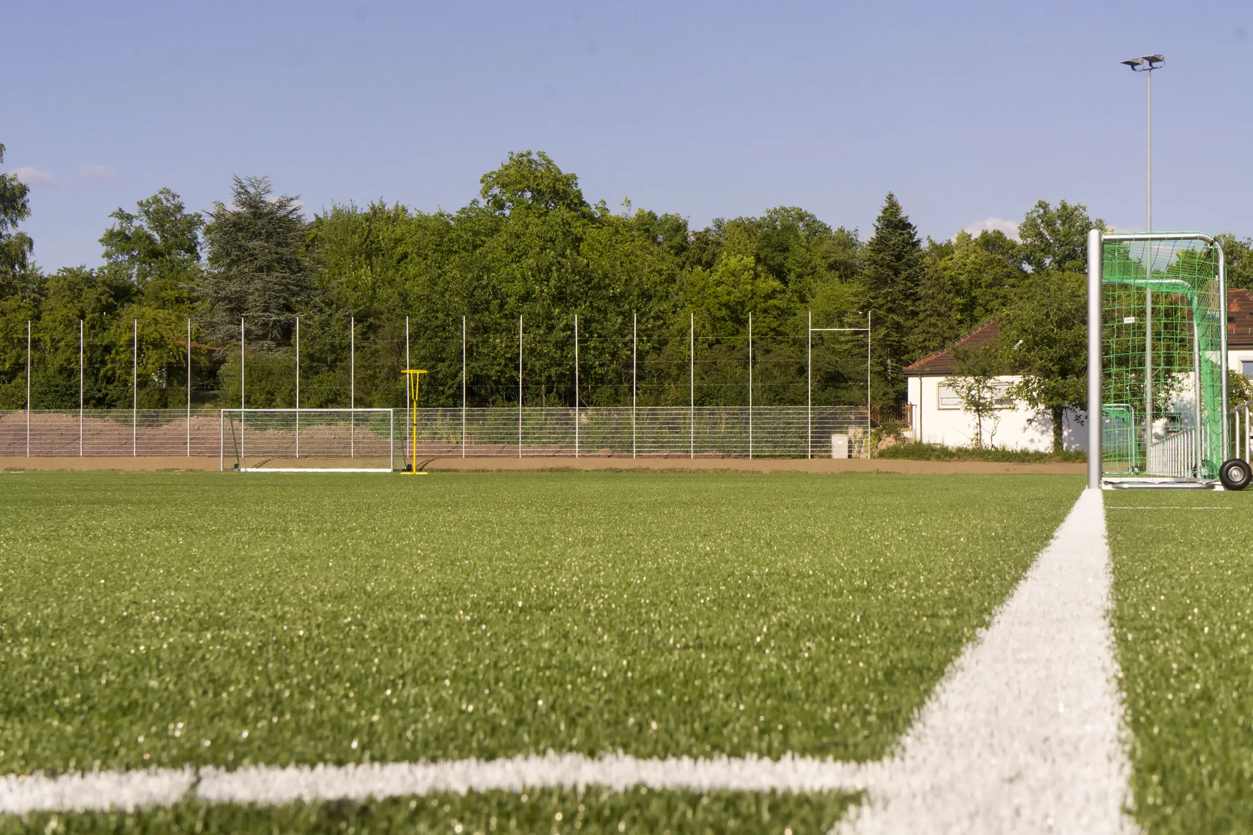 Geiselwind soccer facility, Germany, with artificial turf